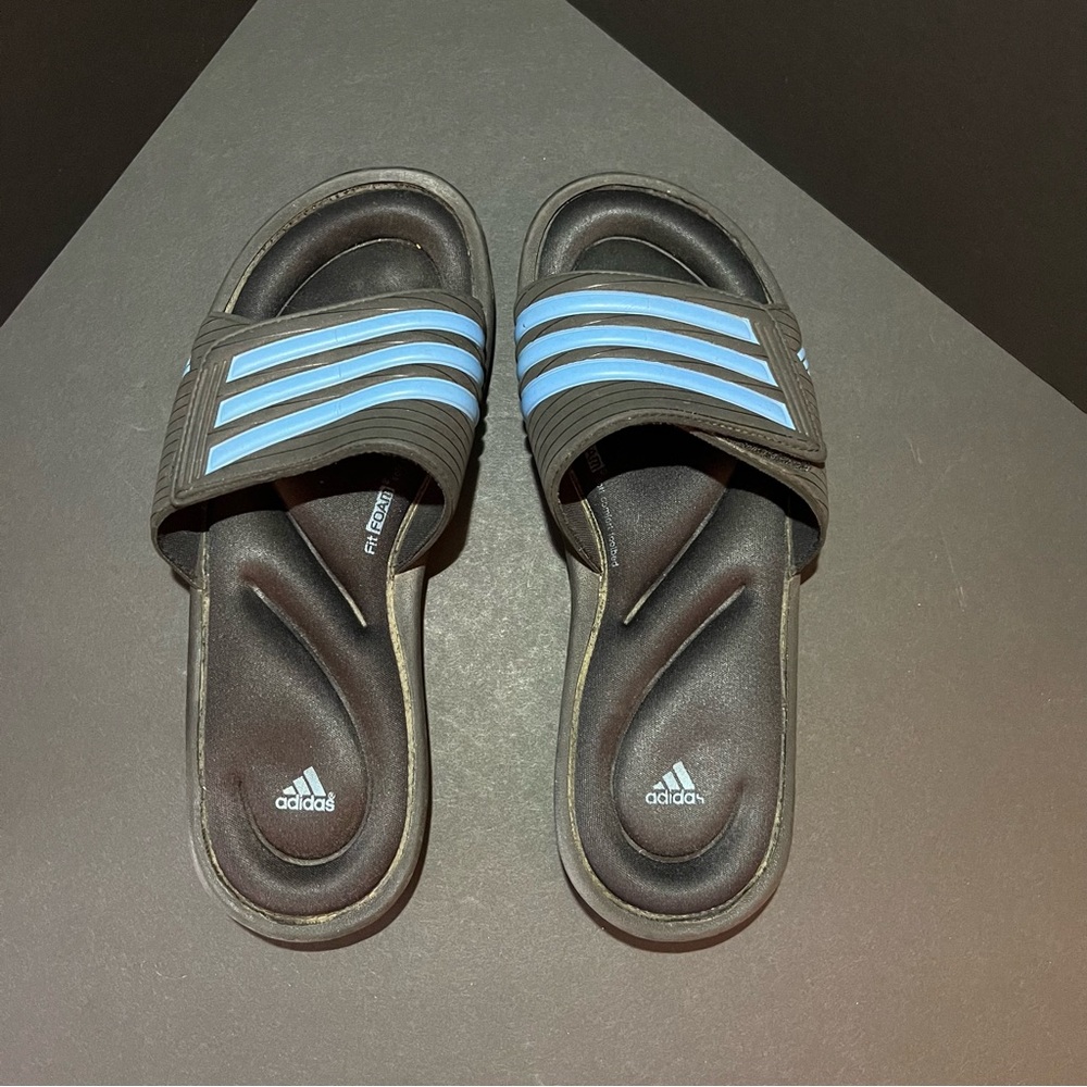 Adidas Fit Foam Adjustable Women's Slides Size 8